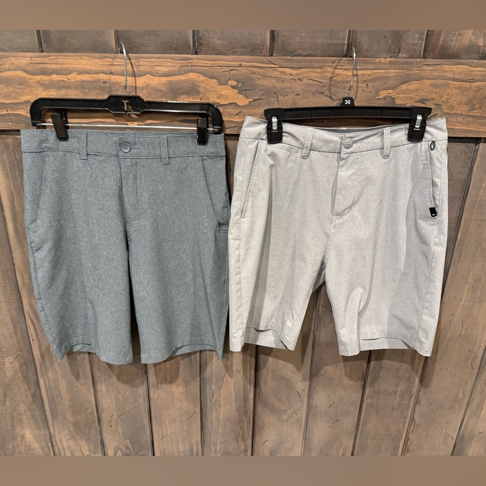 Oakley & Quiksilver Men's Gray Shorts bundle